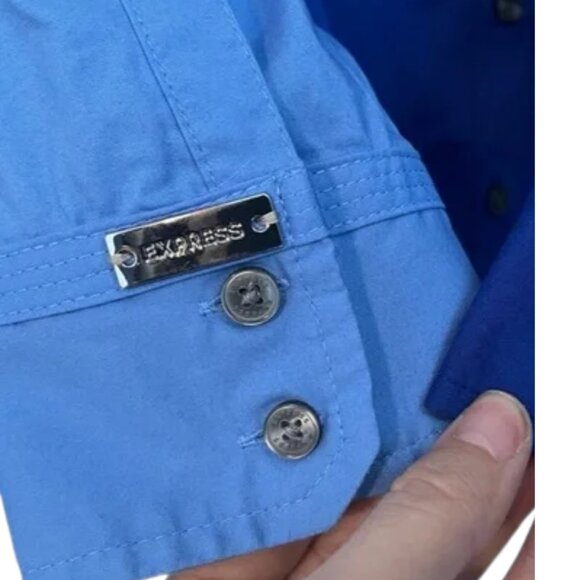 Express Essentials Women’s Button Down Shirt (multiple colors available) - Picture 2 of 5